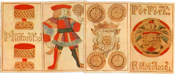 XVII century old Spanish national pattern facsimile by Fournier XVII century old Spanish national pattern facsimile by Fournier