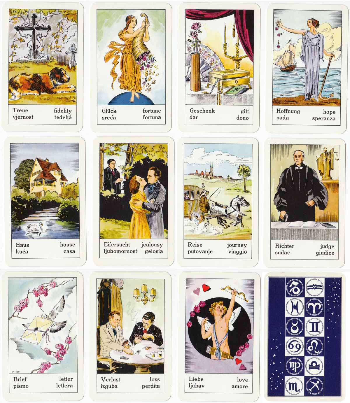 Austrian Cartomancy Cards The World Of Playing Cards