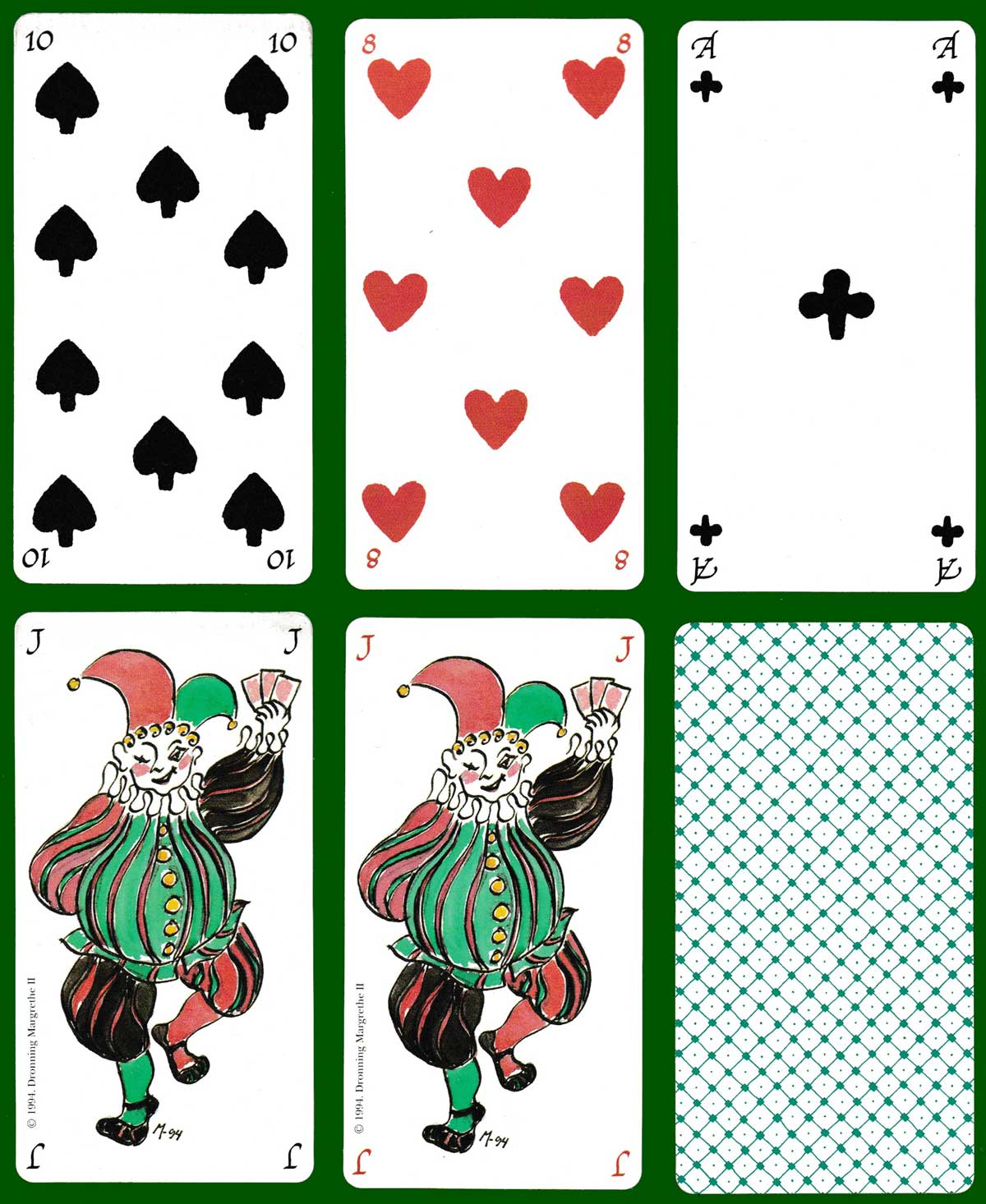 cards designed by Queen Margrethe II of Denmark, 1994