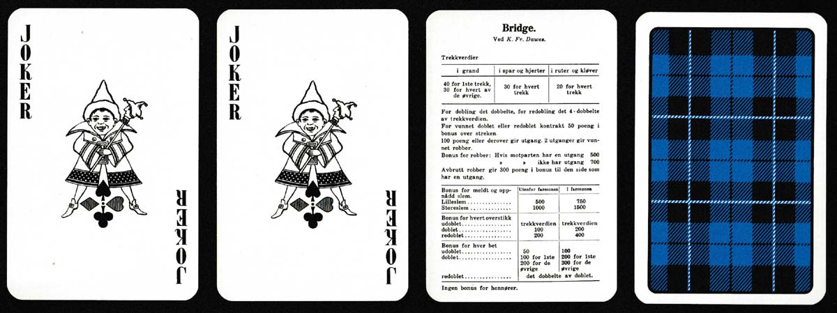 London Bridge playing cards, Emil Moestue, Oslo, c.1982