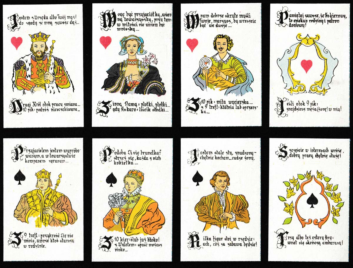 Polish fortune-telling cards, c.1985