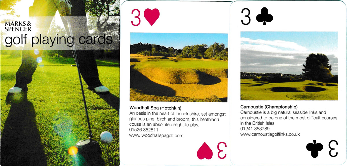 Golf playing cards — The World of Playing Cards