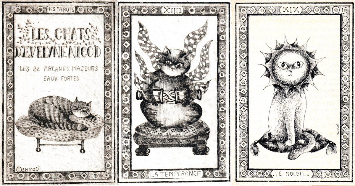 I Gatti Originali di Evelyne Nicod — The World of Playing Cards