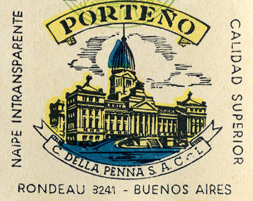 Naipes Porteño by C. Della Penna S.A.C.I., Buenos Aires, c.1960