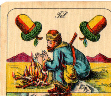 Hungarian Seasons playing cards by G. Berger, Buenos Aires