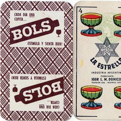 Naipes “La Estrella” for BOLS by Igor Domicelj, Bs Aires, c.1954