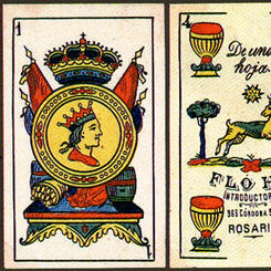 Fló Hermanos y Compañía, importers of playing-cards, Argentina, 1860-1910