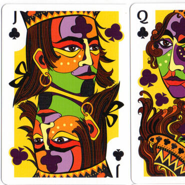 Vizaĝo playing cards