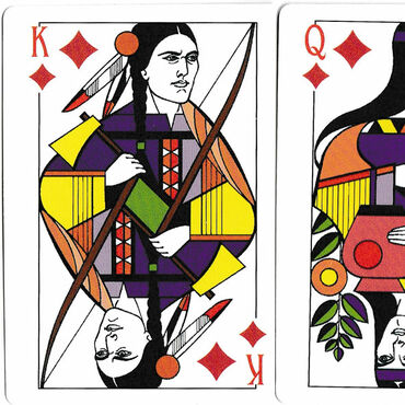 Canadian heritage playing cards