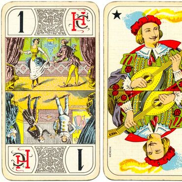 Héron French tarot