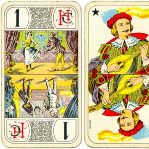 Héron French tarot