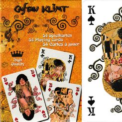 Gustav Klimt playing cards