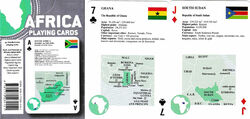 Africa playing cards