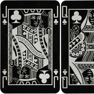 Stainless steel playing cards