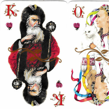 Ukrainian souvenir playing cards