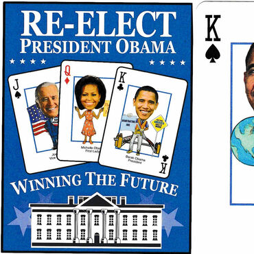 Obama Presidential playing cards, 2012