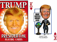 Trump Presidential playing cards