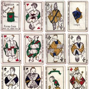 Russian Constitutional Playing Cards, 1909