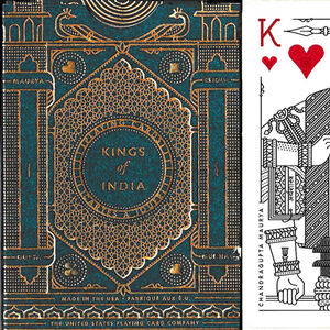 Kings of India playing cards