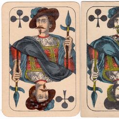 Copies of Wüst House pattern playing cards