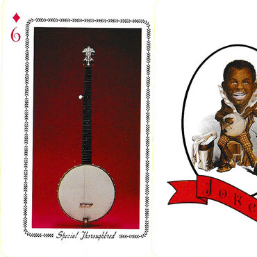 Banjo playing cards