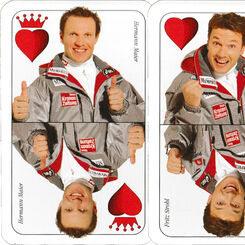 Austria Ski Team playing cards