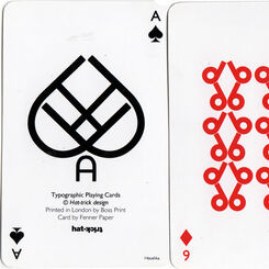 Typographic Playing Cards