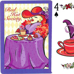 Red Hat Society playing cards