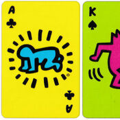 Keith Haring playing cards