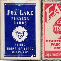 Image for Fox Lake Playing Cards