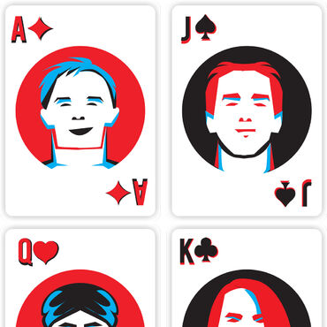 Red Hot Chili Peppers Playing Cards