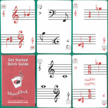 MusoDeck Playing Cards for Musicians