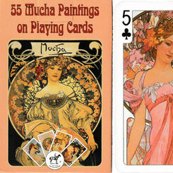 Image for 55 Mucha Paintings on Playing Cards