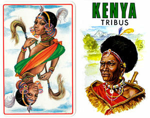 Kenya Tribes Playing Cards