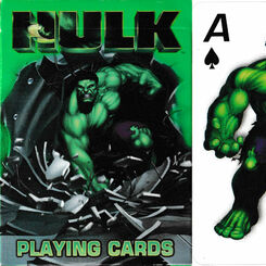 Image for Hulk playing cards