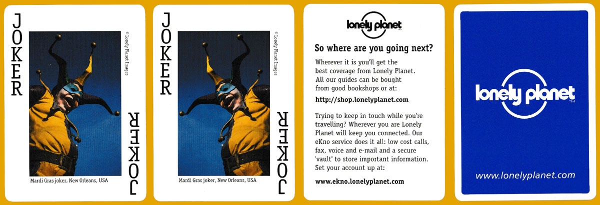 Lonely Planet playing cards