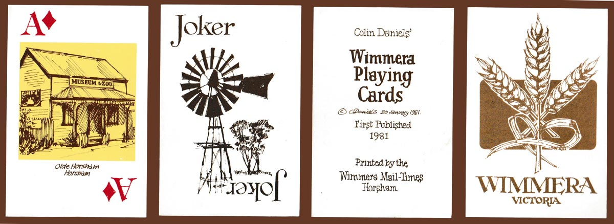 Wimmera Playing Cards drawn by Colin Daniels