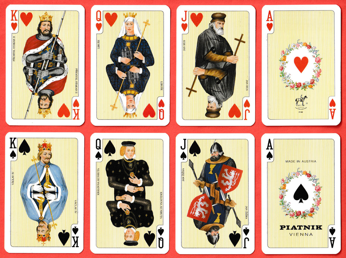 Bohemia Moravia historical playing cards made by Ferd. Piatnik & Sons, Vienna, Austria, 1997