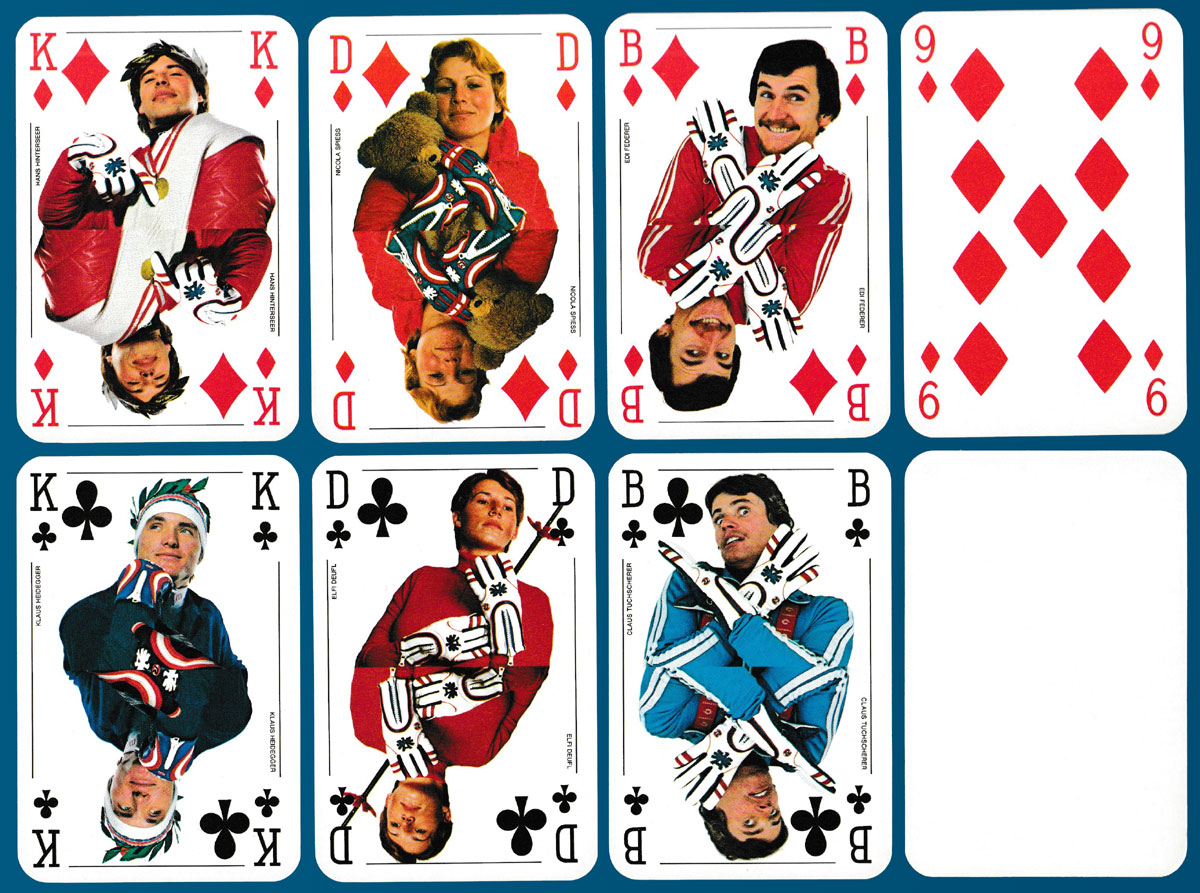 Rika playing cards made by Piatnik, Vienna, Austria, 1978