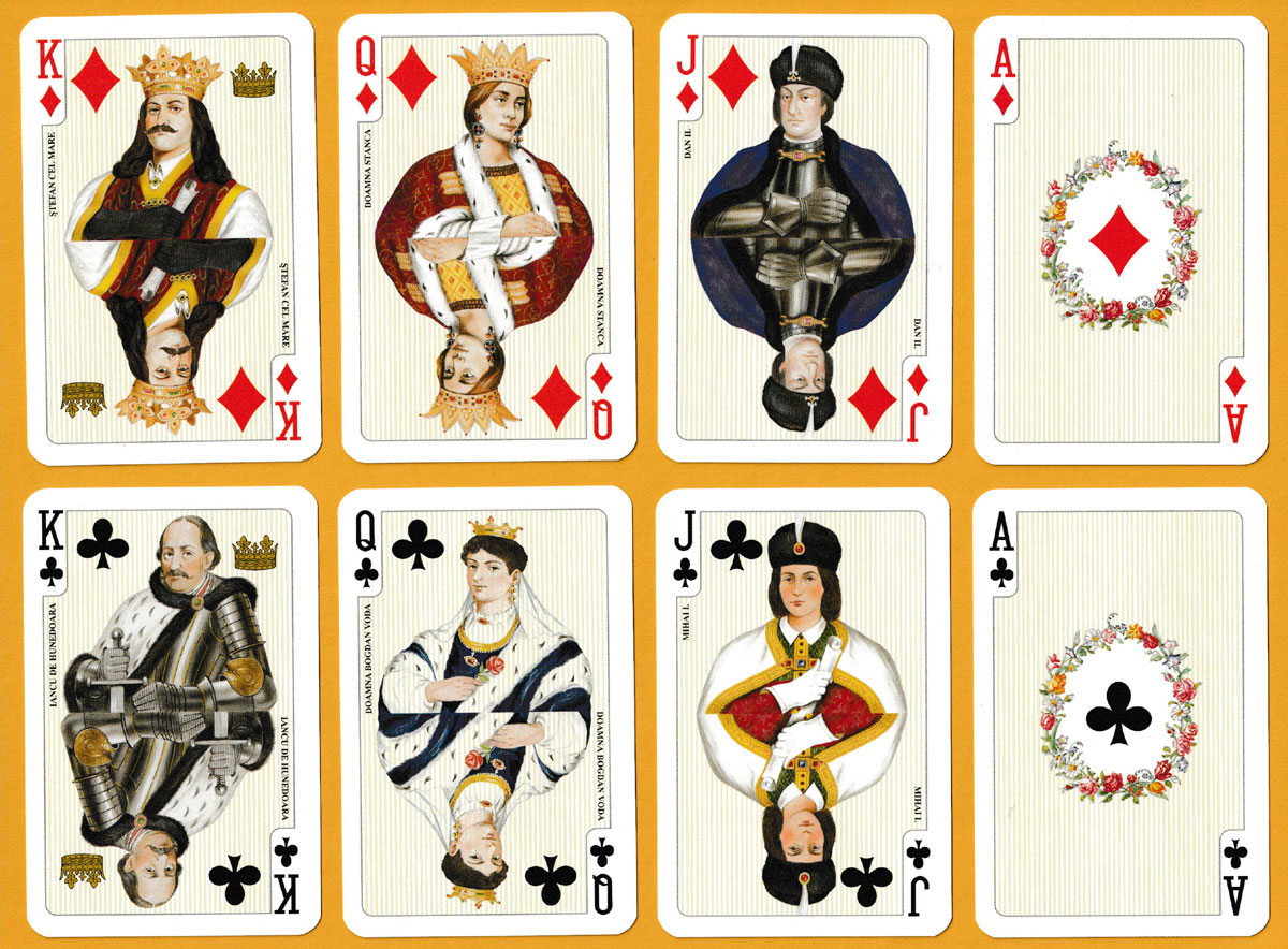 Romania playing cards made by Piatnik, Vienna, Austria, 2000