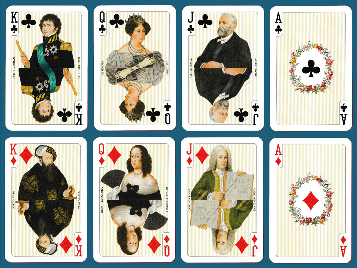 Sweden playing cards made by Piatnik, Vienna, Austria, 2000