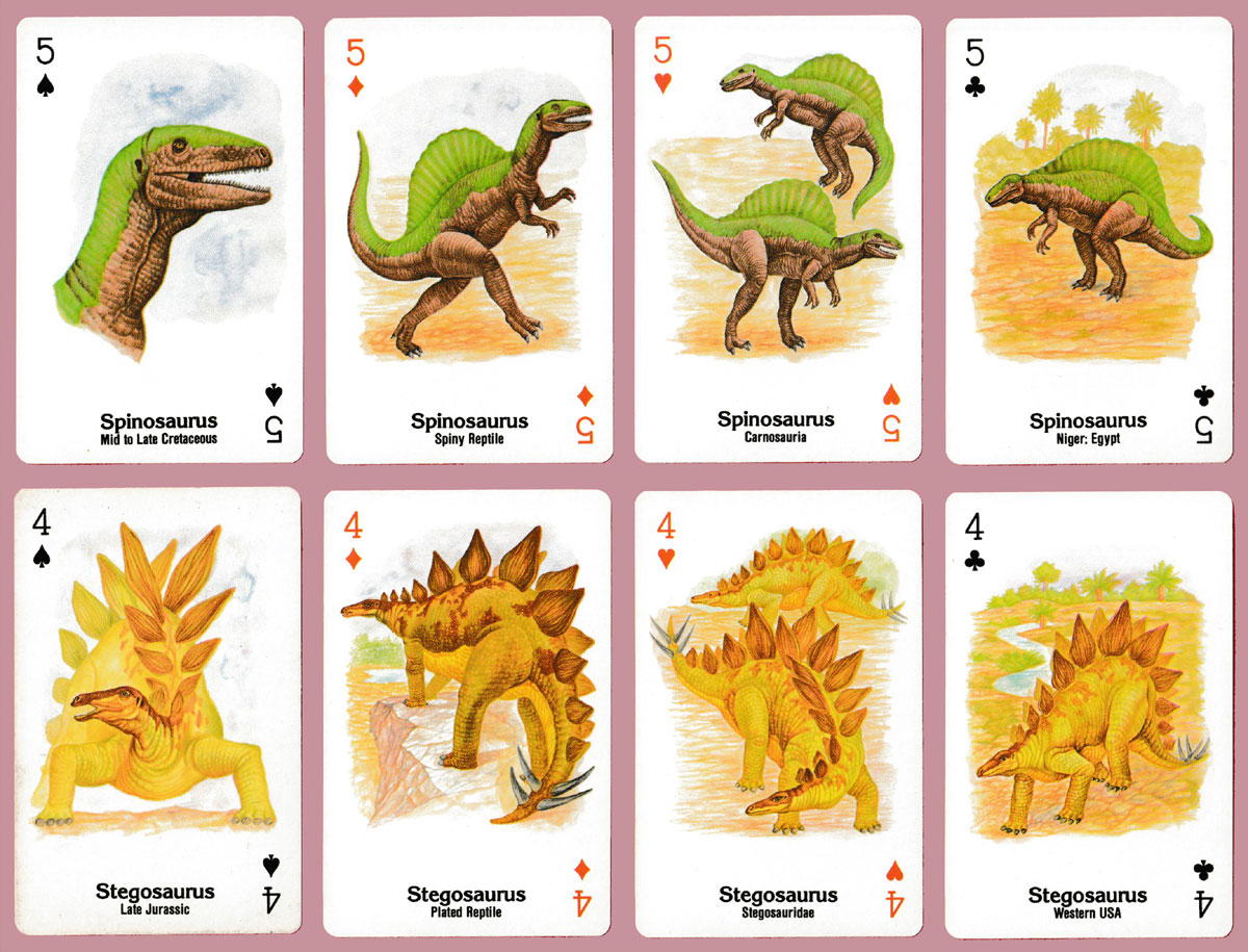 Types of Dinosaurs Card Game