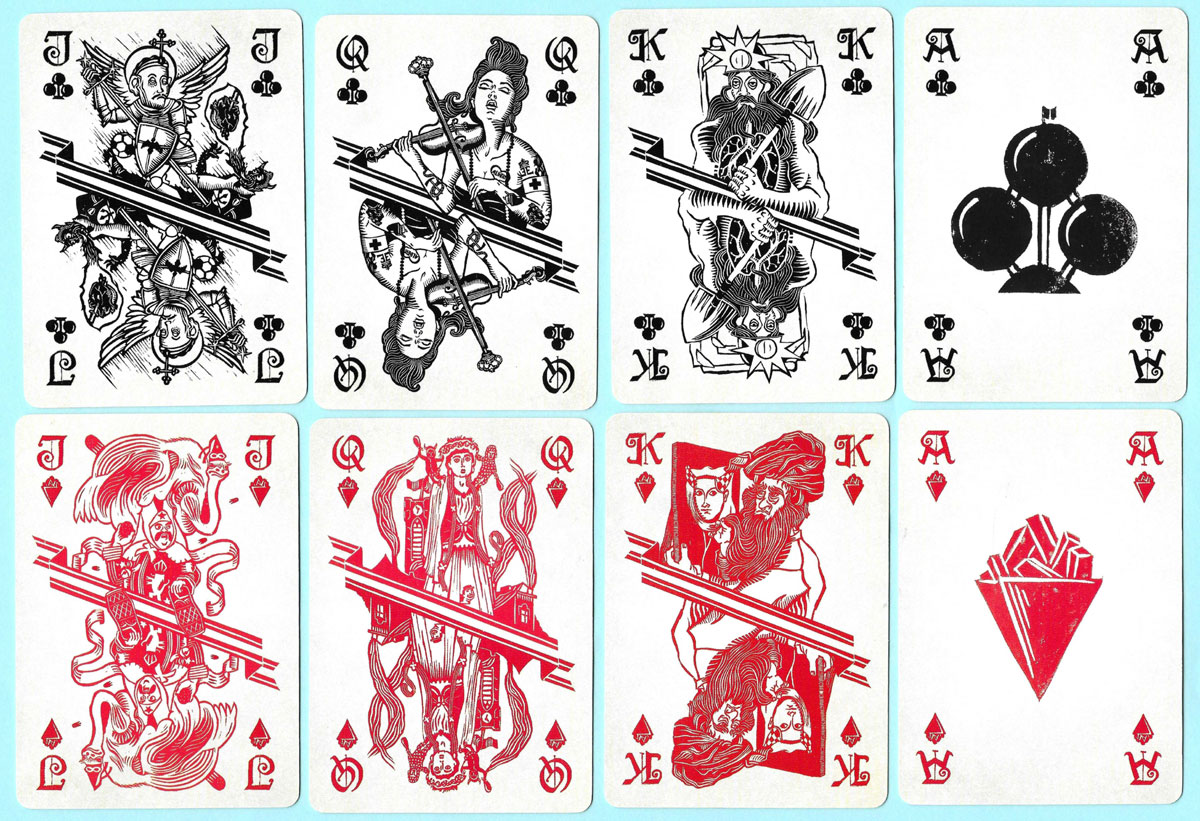 Gallia Belgica playing cards by Cédric Volon, 2016