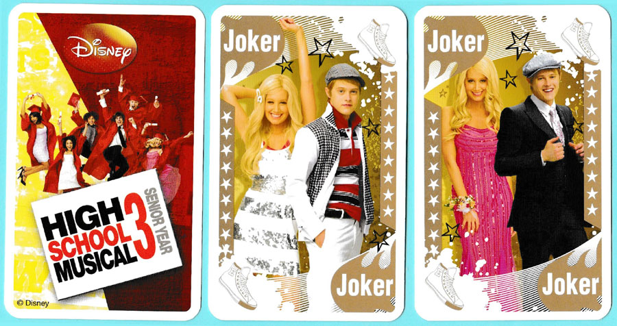 High School Musical 3: Senior Year playing cards published by Cartamundi, 2008