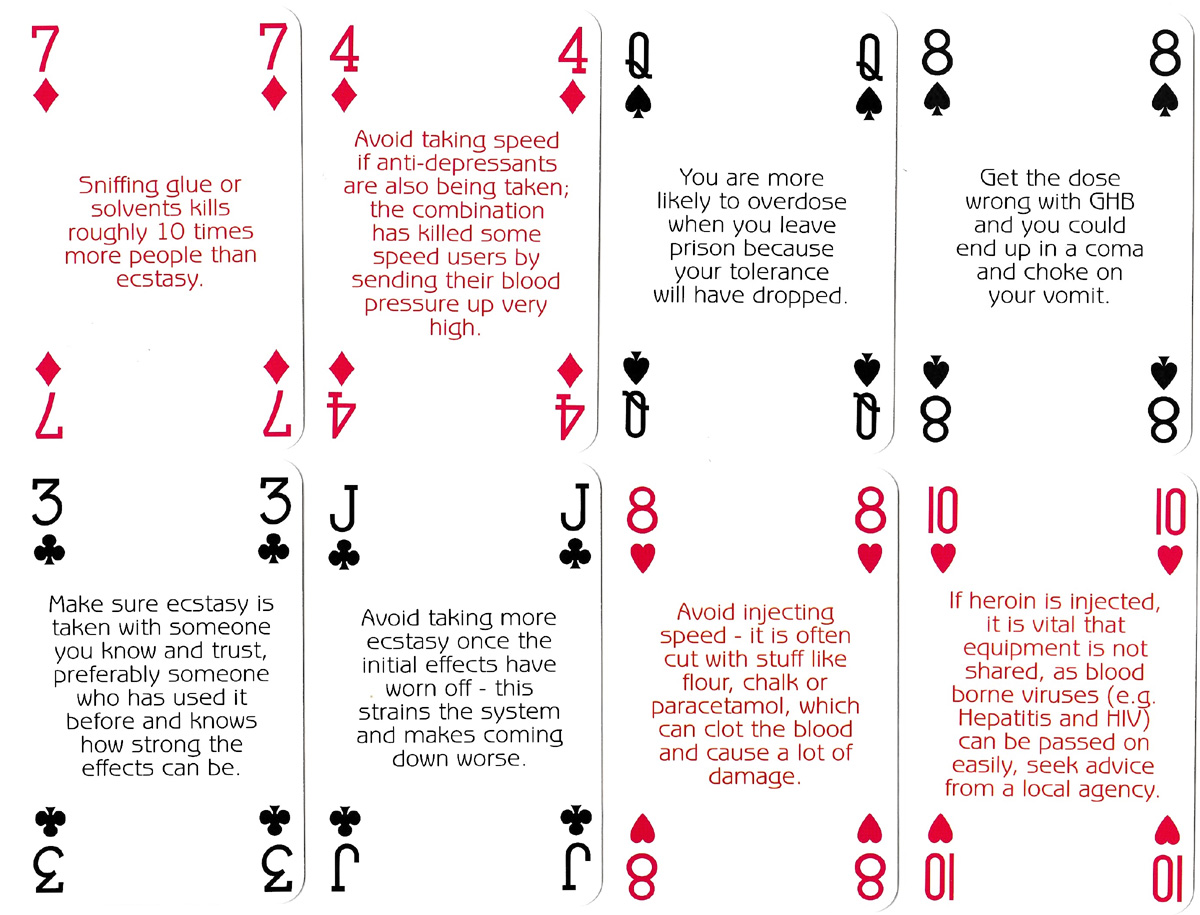 Think smoking heroin is safe? — The World of Playing Cards