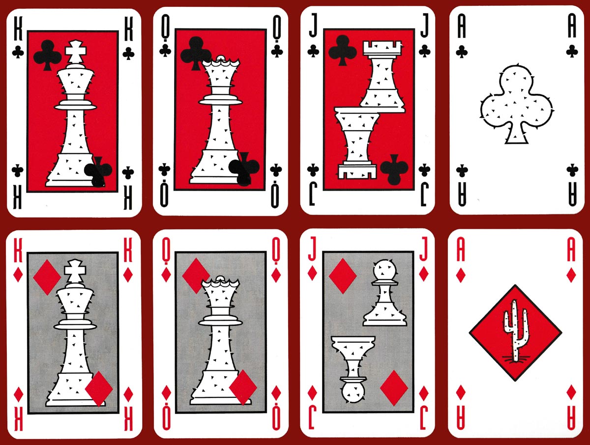 Lost Boys playing cards produced for a chess tournament in Antwerp, 1997