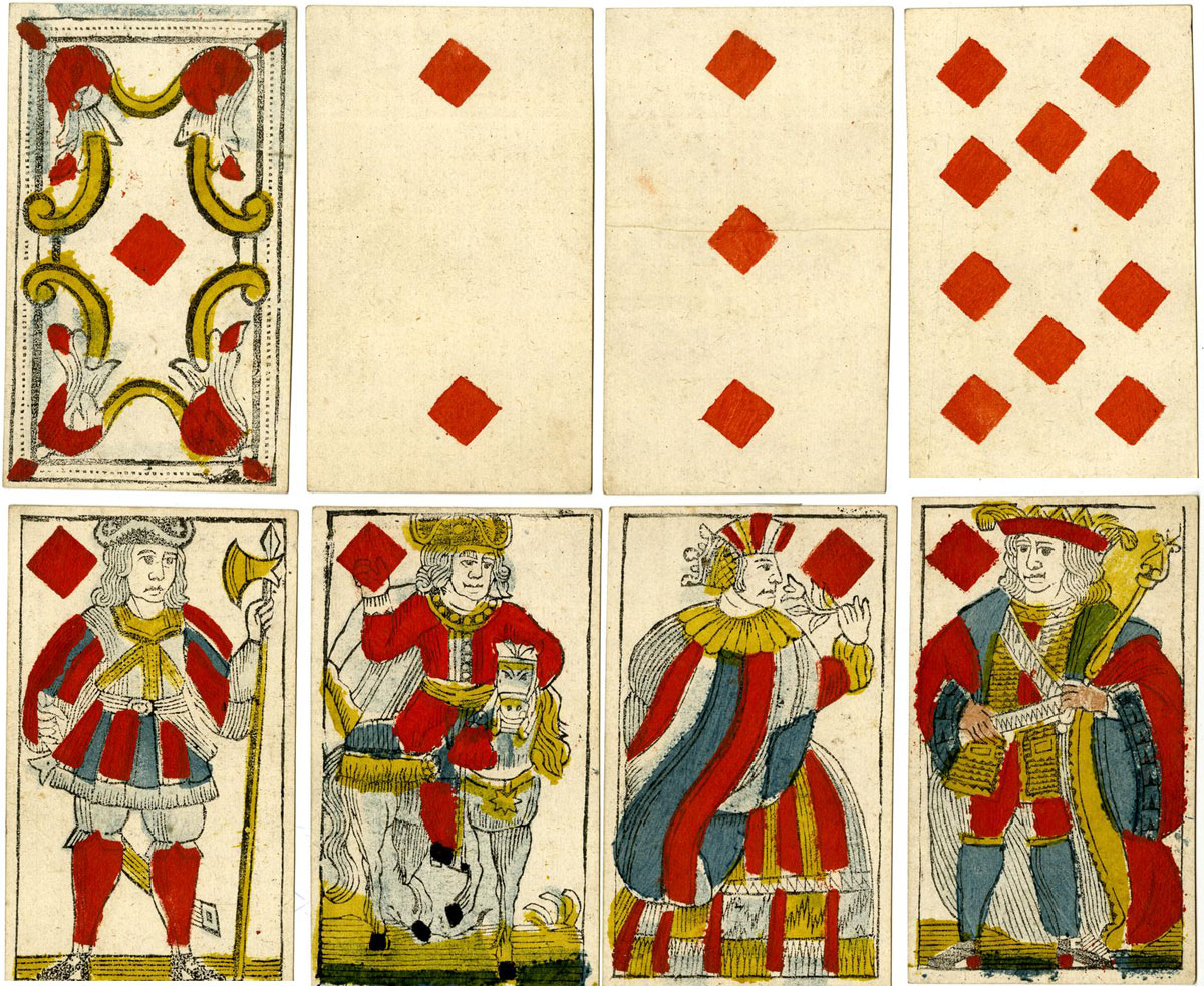 Animal Tarot by G. Larmoyer, Liège, 1753. © The Trustees of the British Museum