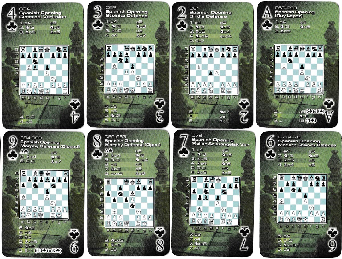  52 Chess Openings Playing Cards (English, Spanish and French  Edition): 9780973950601: Les Entreprises SynHeme Inc.: Books
