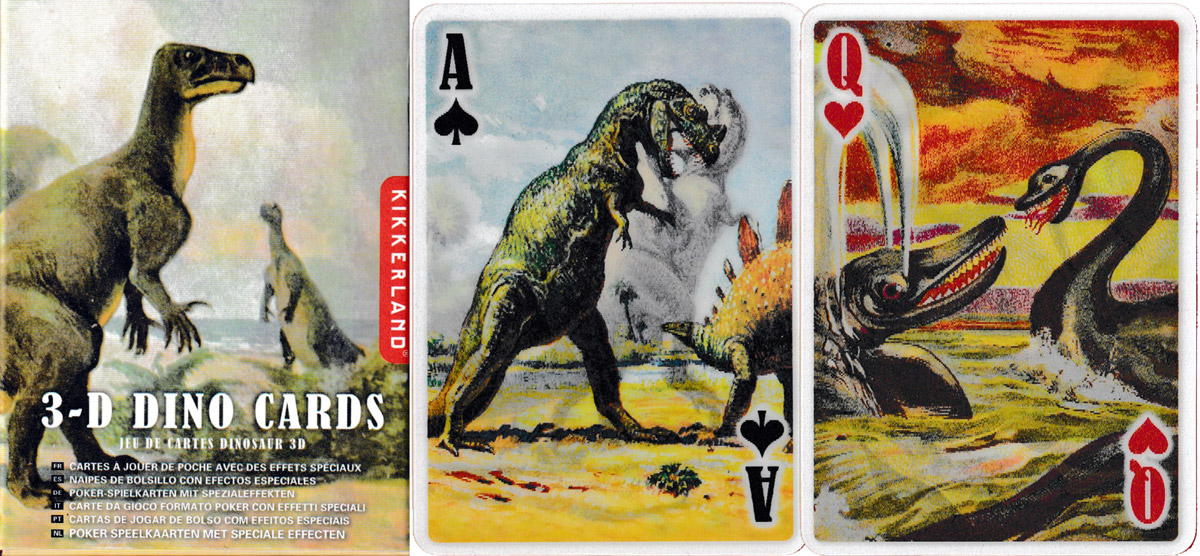 Dinosaur Playing Cards- 3D