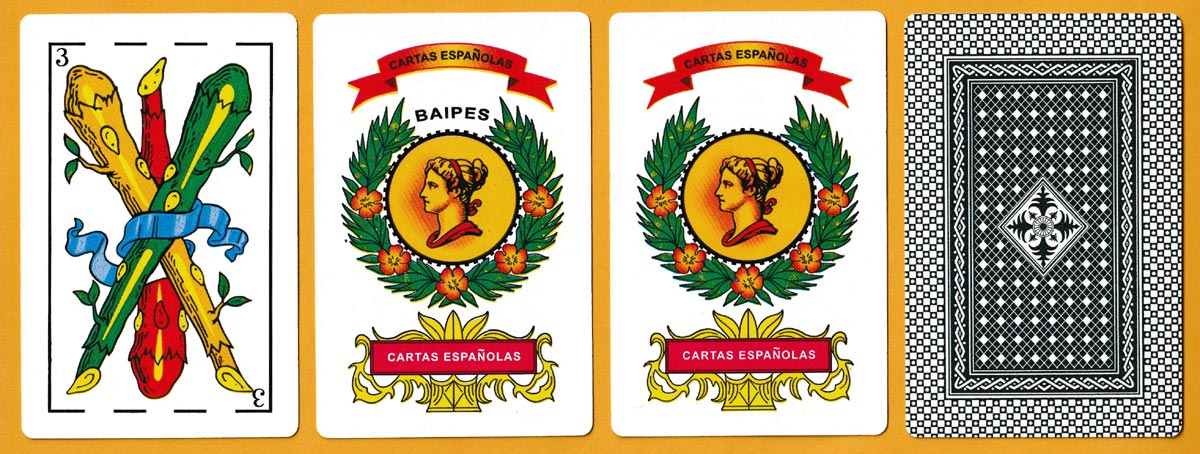 QAIPES – cartas españolas cards made in China. Date unknown